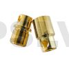 Q-C-0023 Quantum Φ8.0 mm Gold Plated Bullet Connectors Easy Solder